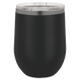 PC 12 oz. Black/Ghost Black ION-Plated Stemless Wine Tumbler