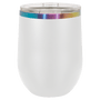 PC  12 oz. White/Prism ION-Plated Stemless Wine Tumbler