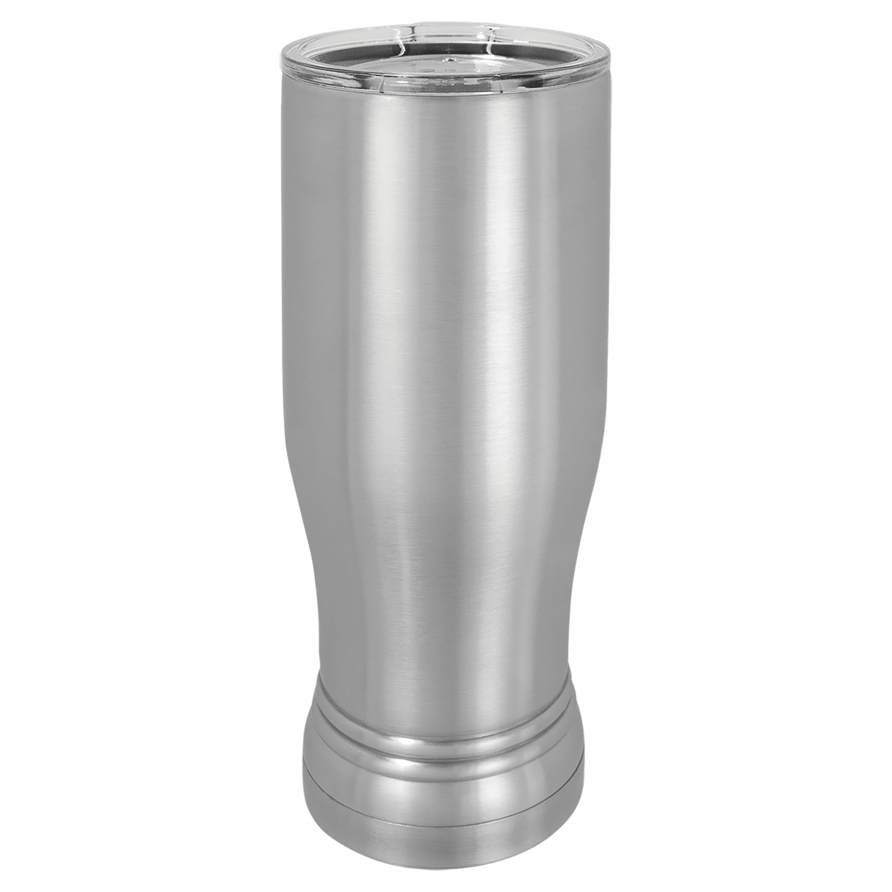 Stainless Steel 14 oz. Polar Camel Pilsner w/Clear Lid