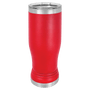 Red 14 oz. Polar Camel Pilsner with Clear Lid