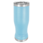 Light Blue 14oz. Polar Camel Pilsner with Clear Lid