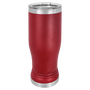Maroon 14 oz. Polar Camel Pilsner with Clear Lid