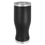 Polar Camel Black 20 oz. Pilsner with Clear Lid