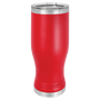 Polar Camel Red 20 oz. Pilsner with Clear Lid