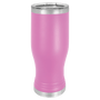 Polar Camel Light Purple 20 oz. Pilsner with Clear Lid