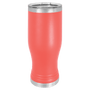 Polar Camel Coral 20 oz. Polar Camel Pilsner with Clear Lid