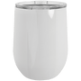 White 12 oz. Polar Camel Stemless Wine Tumbler w/ Lid