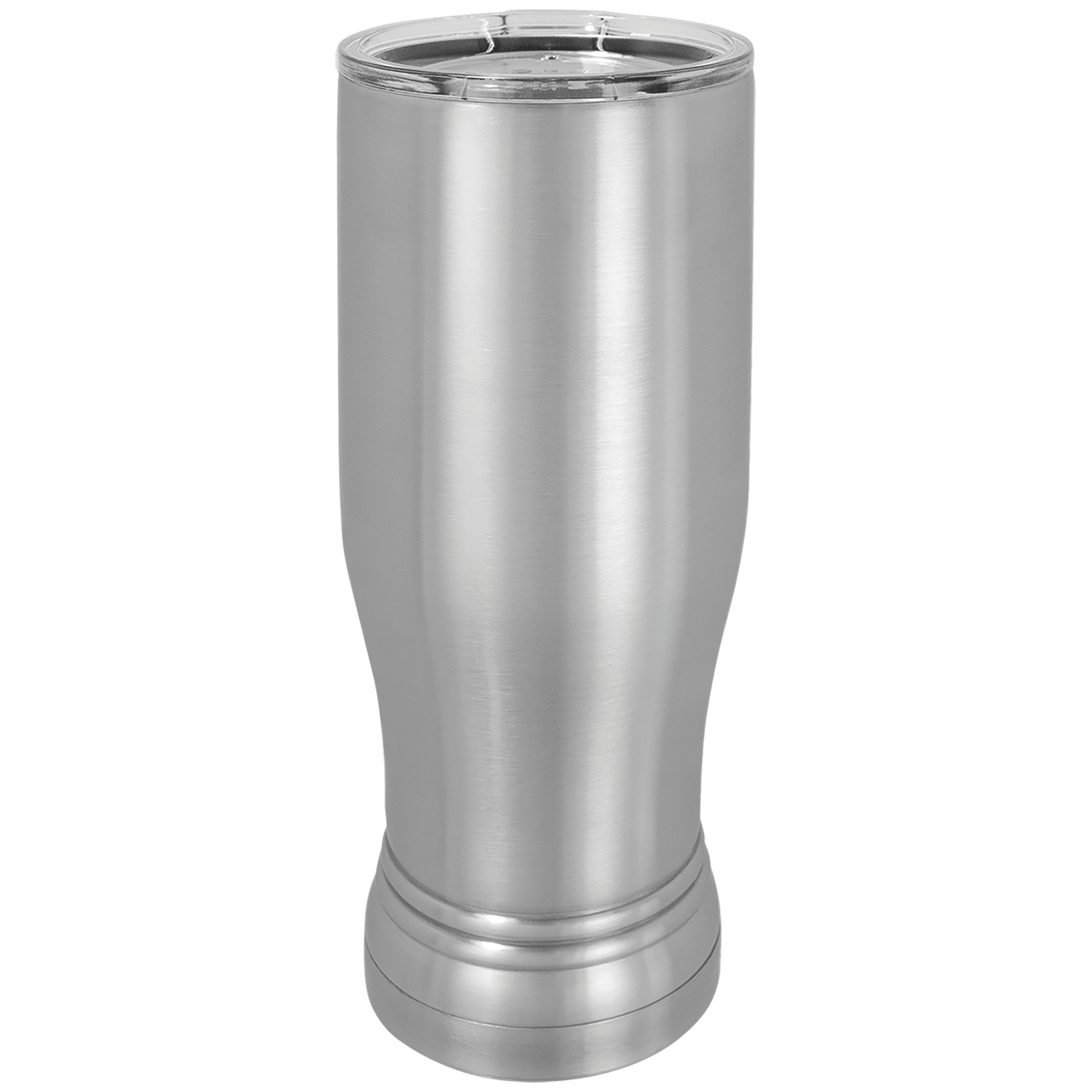 Stainless Steel Sublimatable 14 oz. PC  Pilsner w/Clear Lid