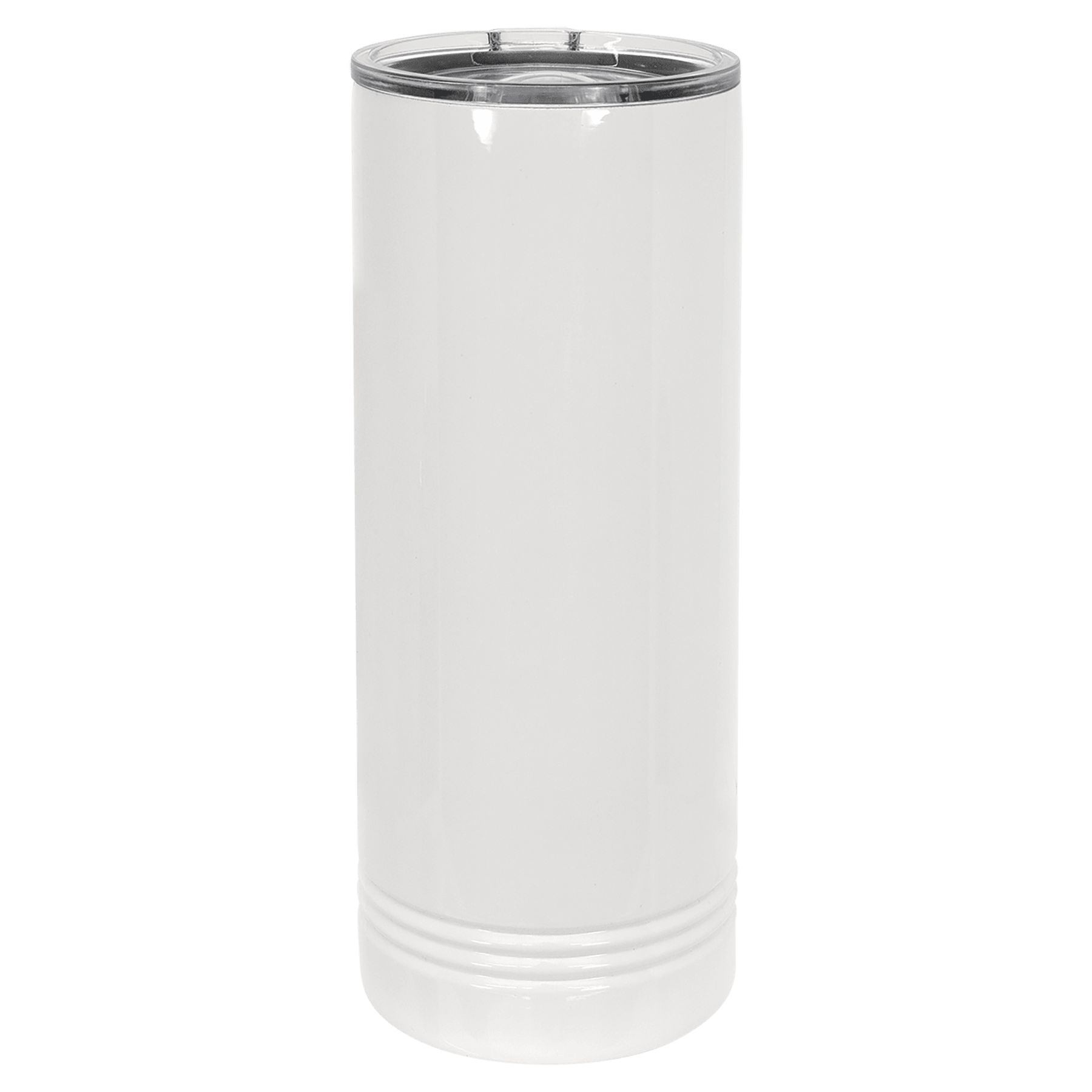 Polar Camel 22 oz. White Skinny Tumbler w/ Slider Lid