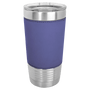 PC  20 oz. Purple/Black Laserable Leatherette Tumbler