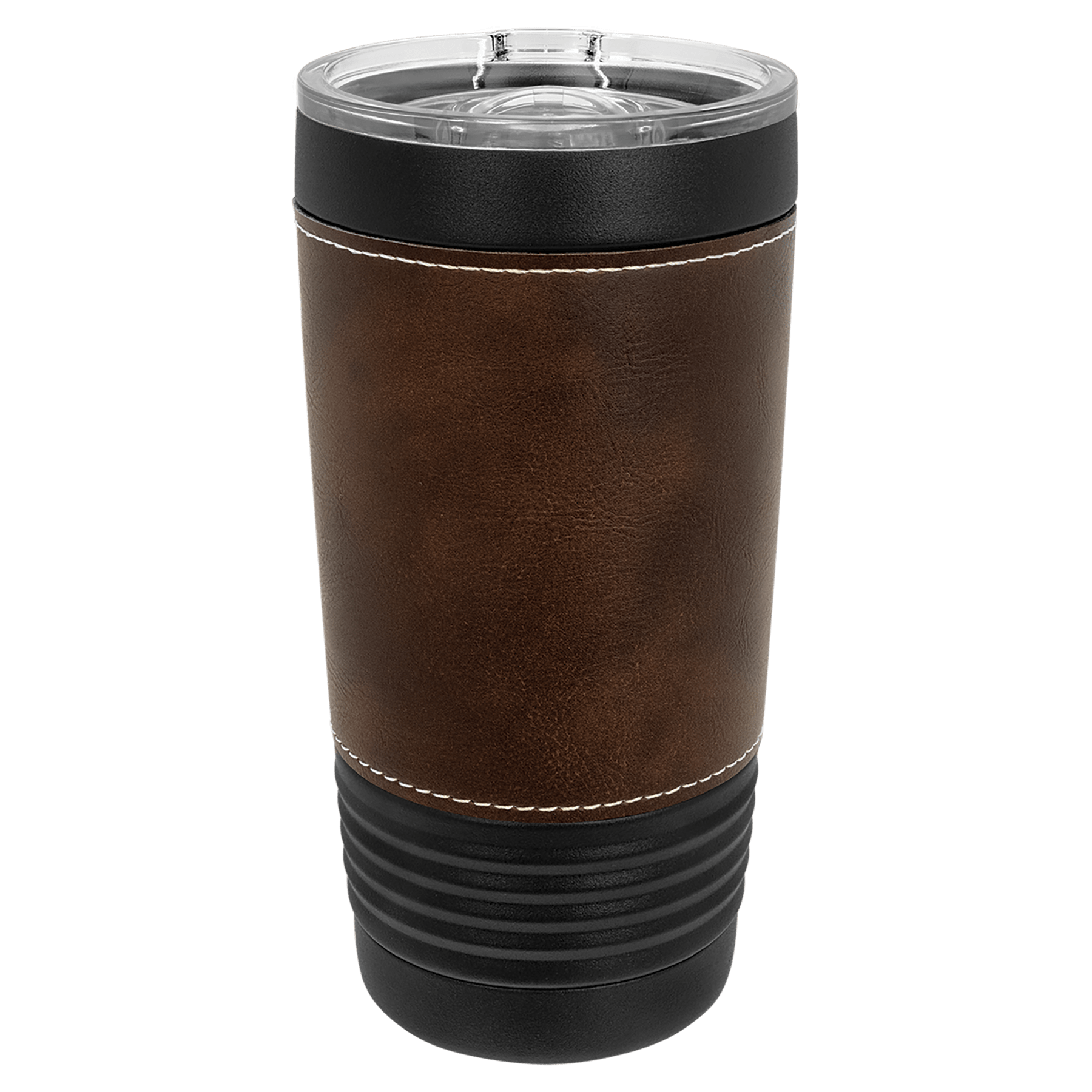 Polar Camel 20 oz. Black w/Rustic Leatherette Tumbler