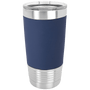 Polar Camel 20 oz. Navy Blue/White Tumbler w/Silicone Grip