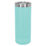 Polar Camel 22 oz. Teal Blue Skinny Tumbler with Slider Lid