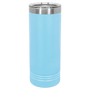 Polar Camel 22 oz. Light Blue Skinny Tumbler with Slider Lid