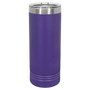 Polar Camel 22 oz. Purple Skinny Tumbler with Slider Lid
