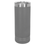 Polar Camel 22 oz. Dark Gray Skinny Tumbler with Slider Lid