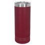 Polar Camel 22 oz. Maroon Skinny Tumbler with Slider Lid