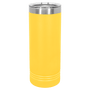 Polar Camel 22 oz. Yellow Skinny Tumbler with Slider Lid