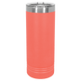 Polar Camel 22 oz. Coral Skinny Tumbler with Slider Lid
