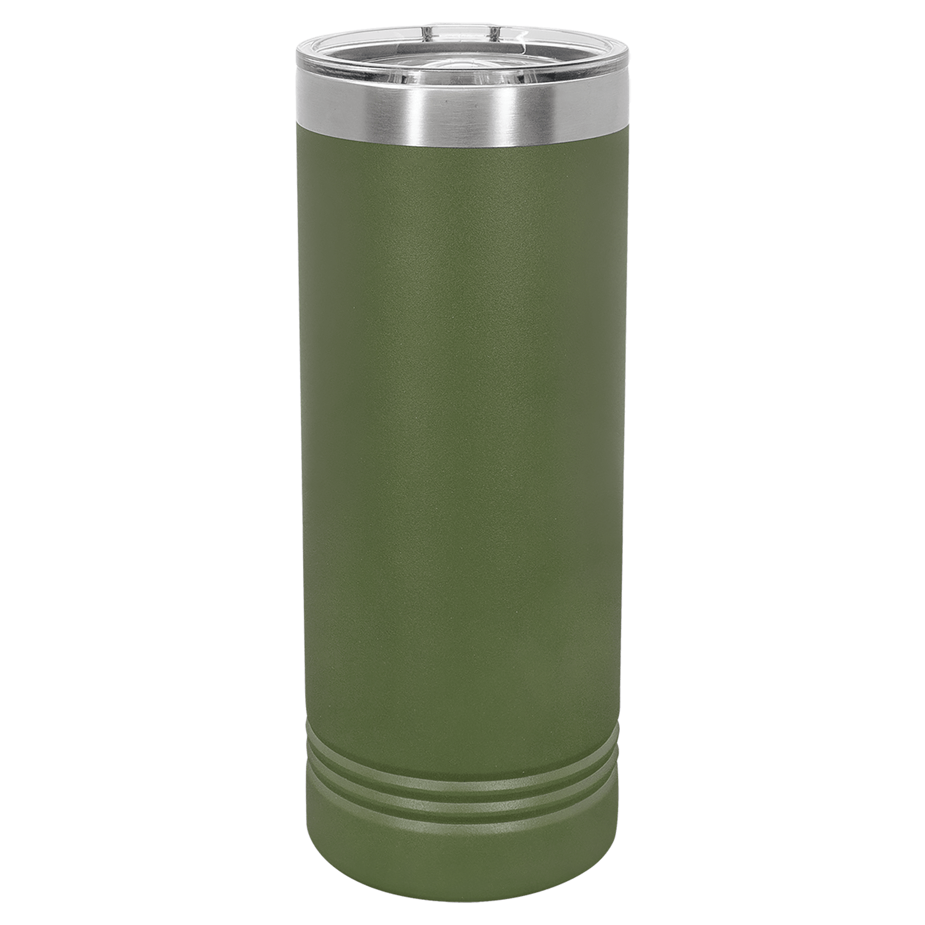 Polar Camel 22 oz. Olive Green Skinny Tumbler w/Slider Lid