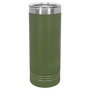 Polar Camel 22 oz. Olive Green Skinny Tumbler w/Slider Lid