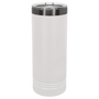 PC  22 oz. White/Ghost Black ION-Plated Skinny Tumbler