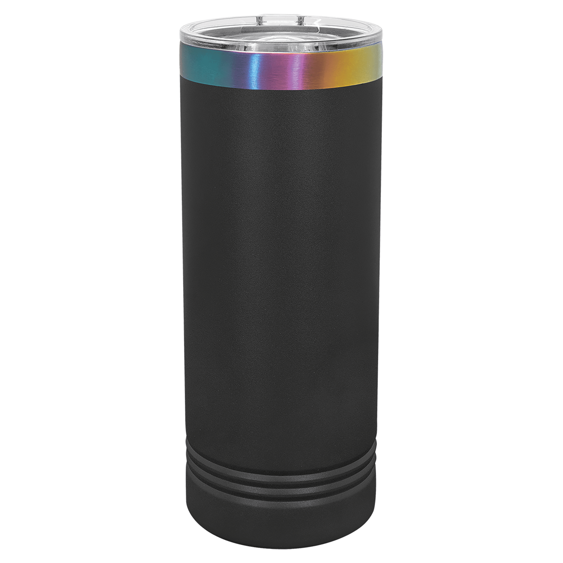 Polar Camel 22 oz. Black/Prism ION-Plated Skinny Tumbler
