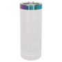 Polar Camel 22 oz. White/Prism ION-Plated Skinny Tumbler