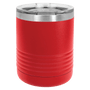Polar Camel 10 oz. Red Ringneck Tumbler w/Clear Lid