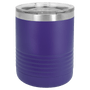 Polar Camel 10 oz. Purple Ringneck Tumbler w/Clear Lid