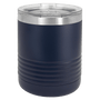 Polar Camel 10 oz. Navy Blue Ringneck Tumbler w/Clear Lid
