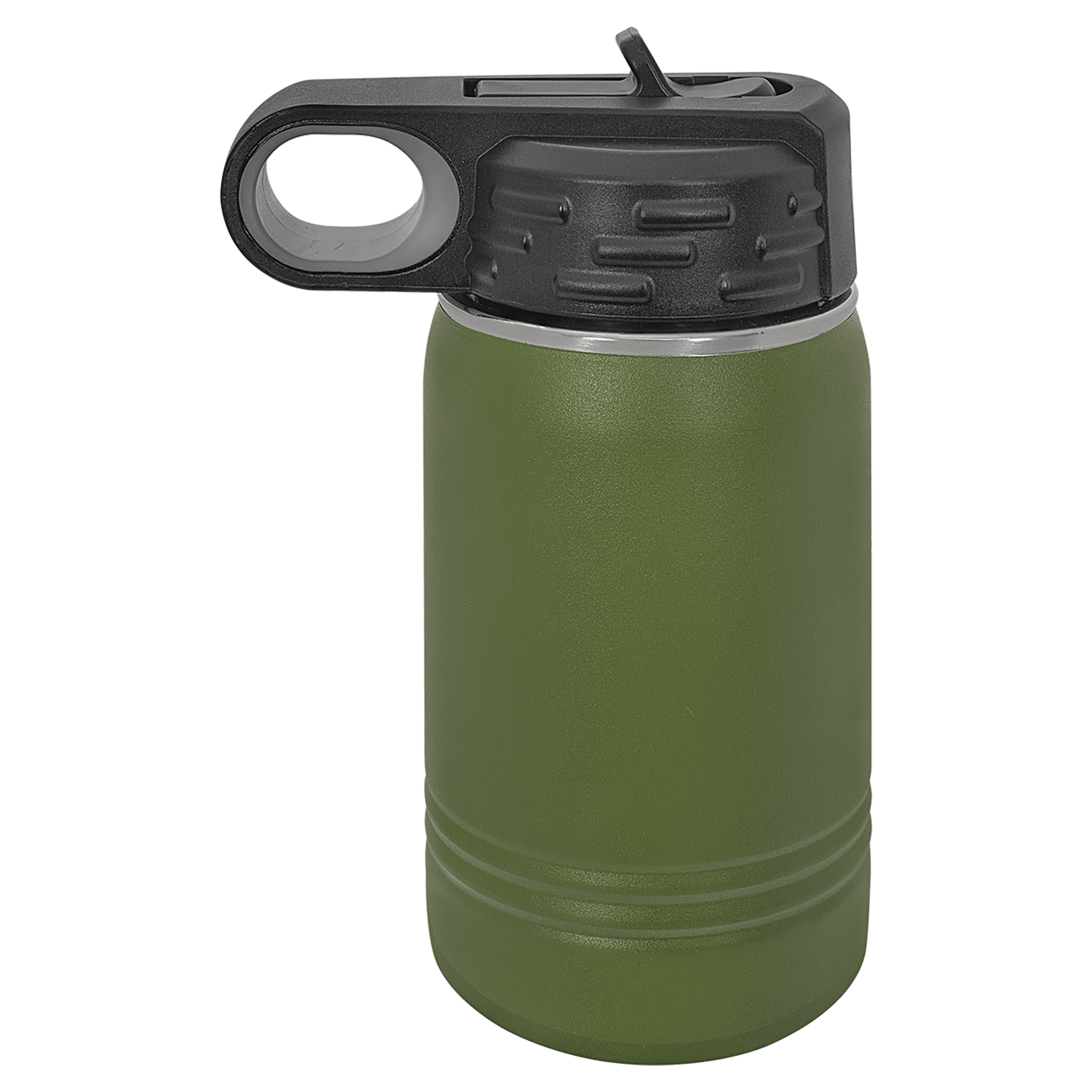 Polar Camel 12 oz. Olive Green Water Bottle