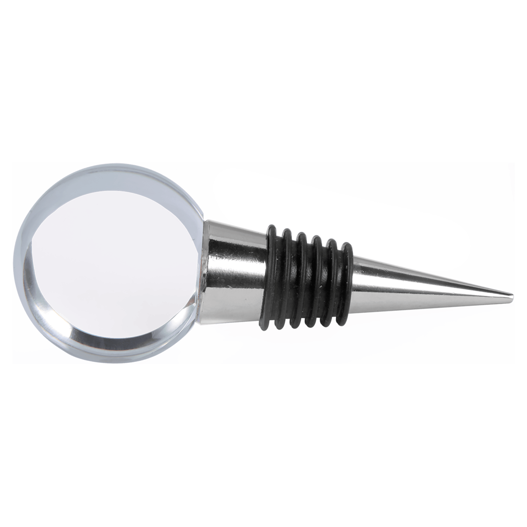 3.875" Crystal Wine Stopper