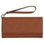 7.5" x 4" Rawhide Leatherette Wallet with Strap