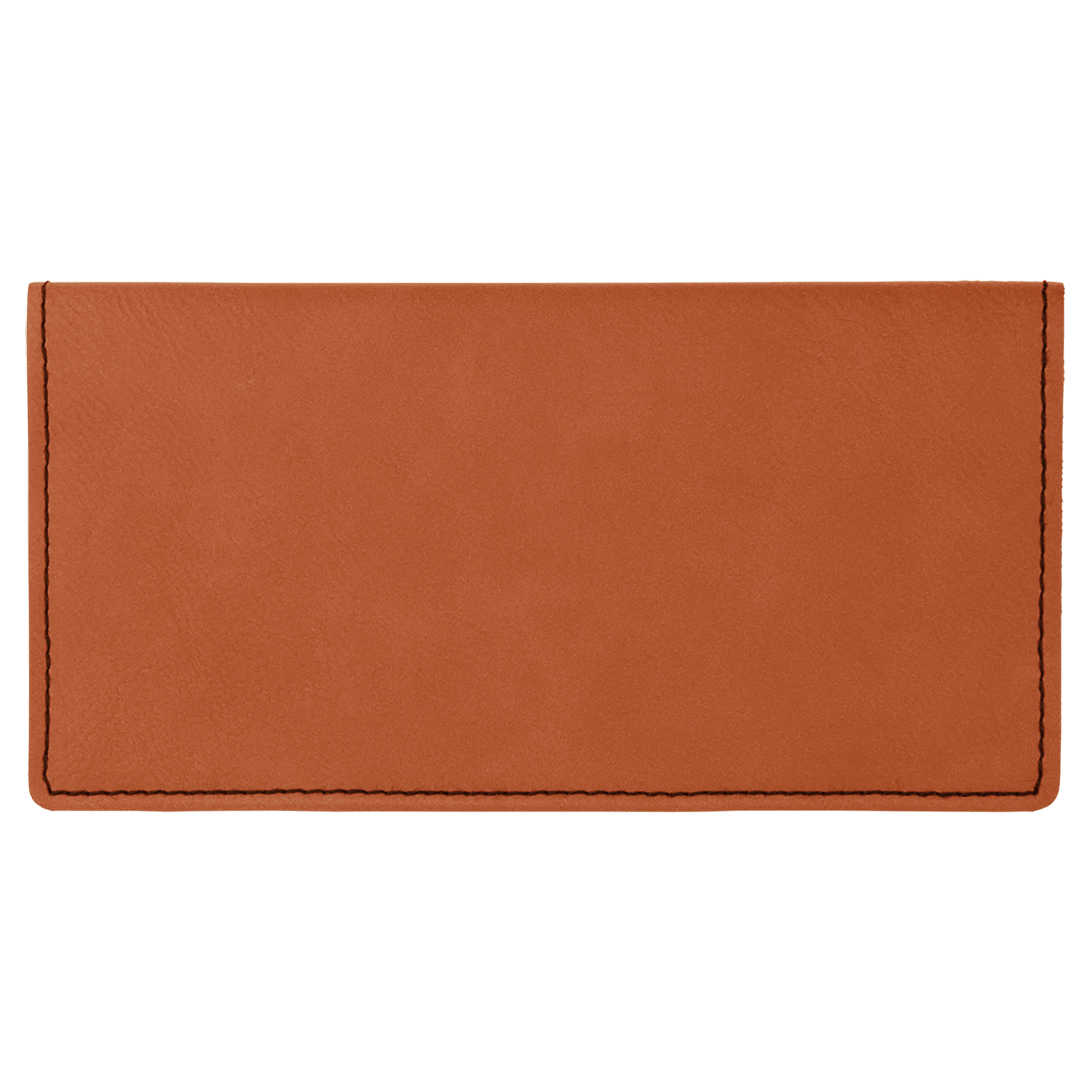 6.75" x 3.5" Rawhide Leatherette Checkbook Cover