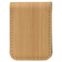 1.75" x 2.5" Bamboo Leatherette Money Clip