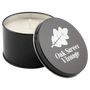 5.3 oz. Candle in a Black Metal Tin - CND02