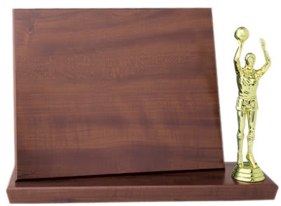 9.75" x 7.75" Cherry Finish Standup Plaque