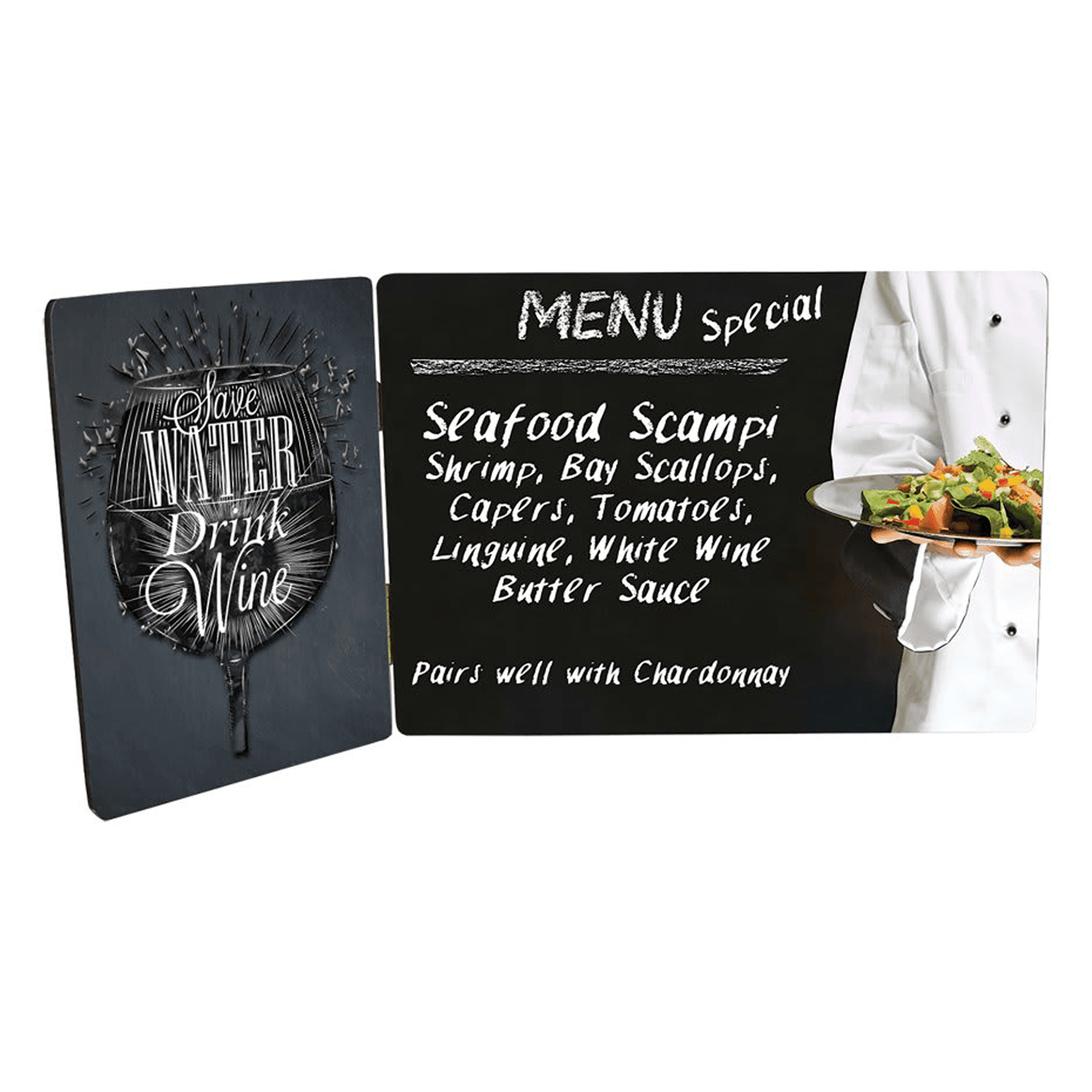 ChromaLuxe Duo-Panel Photo Panels with Hinges - SS17