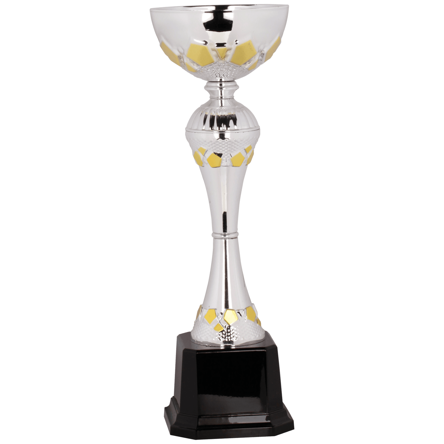 Metal Cup with Handles Trophy on Plastic Base - ACU11