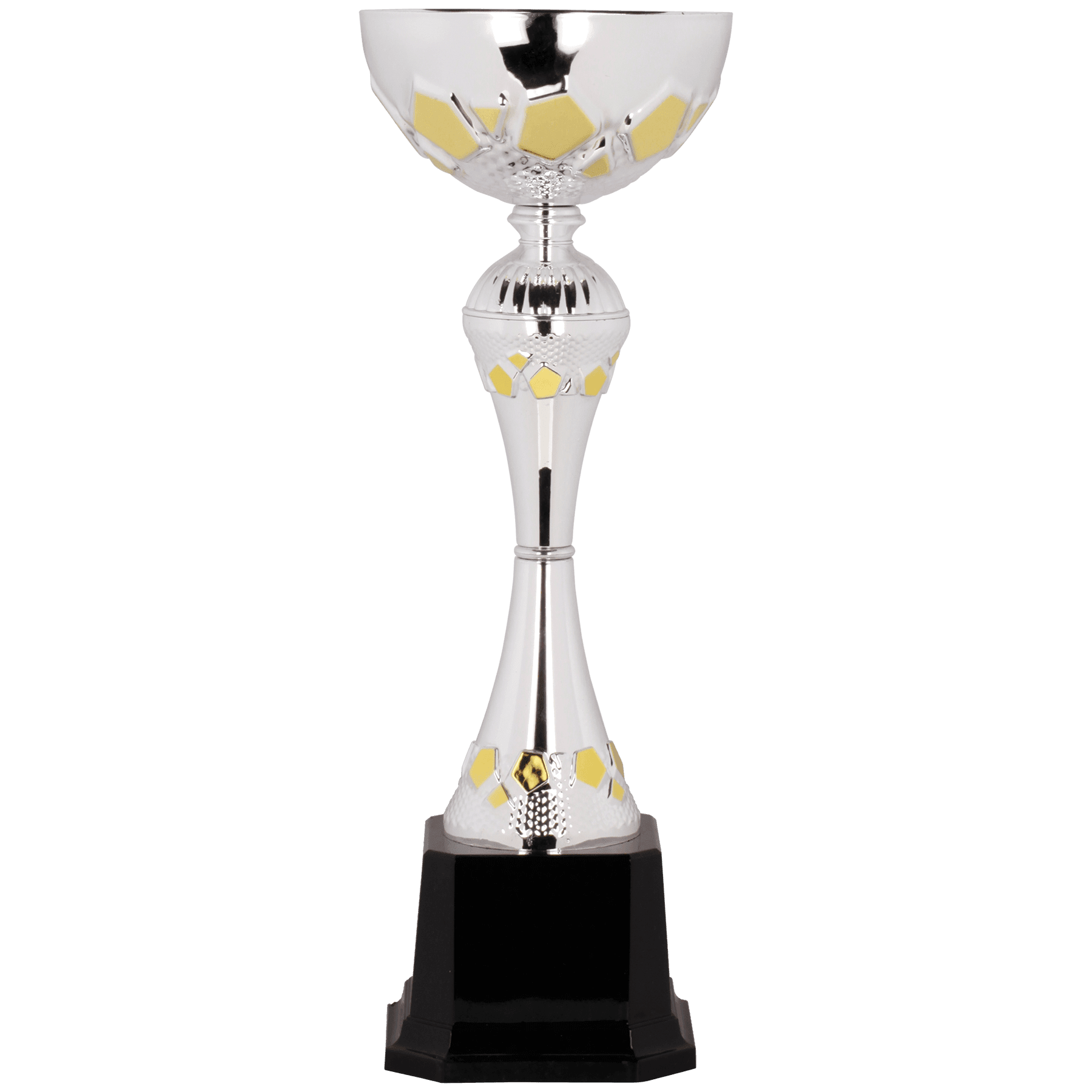Metal Cup with Handles Trophy on Plastic Base - ACU11
