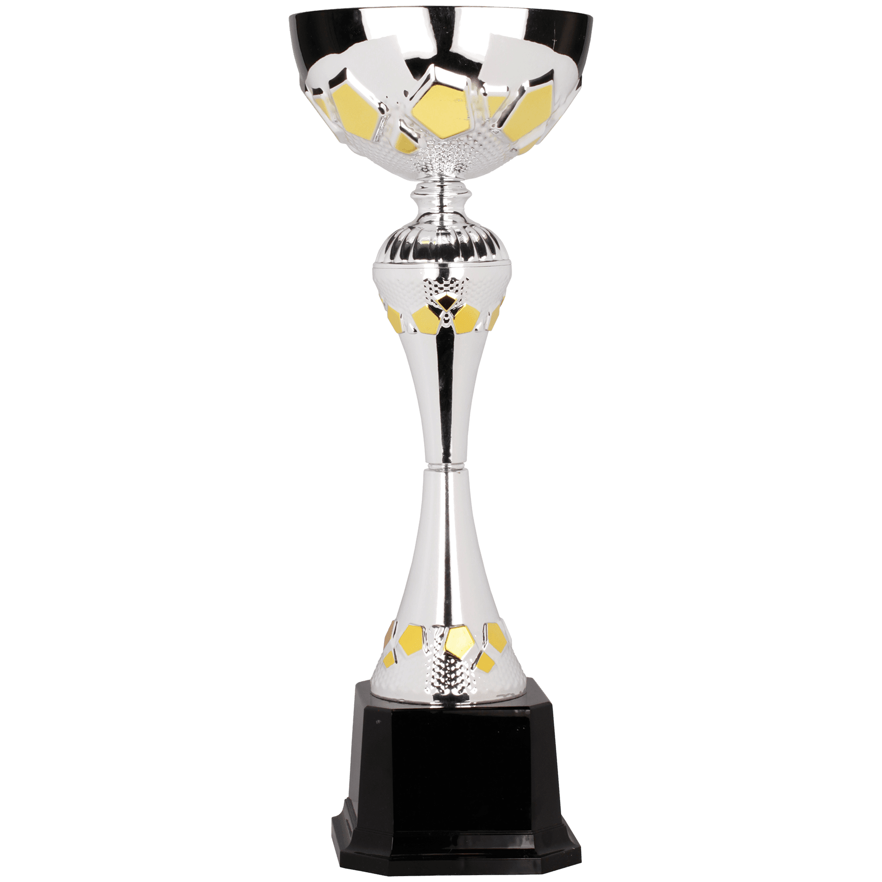 Metal Cup with Handles Trophy on Plastic Base - ACU11