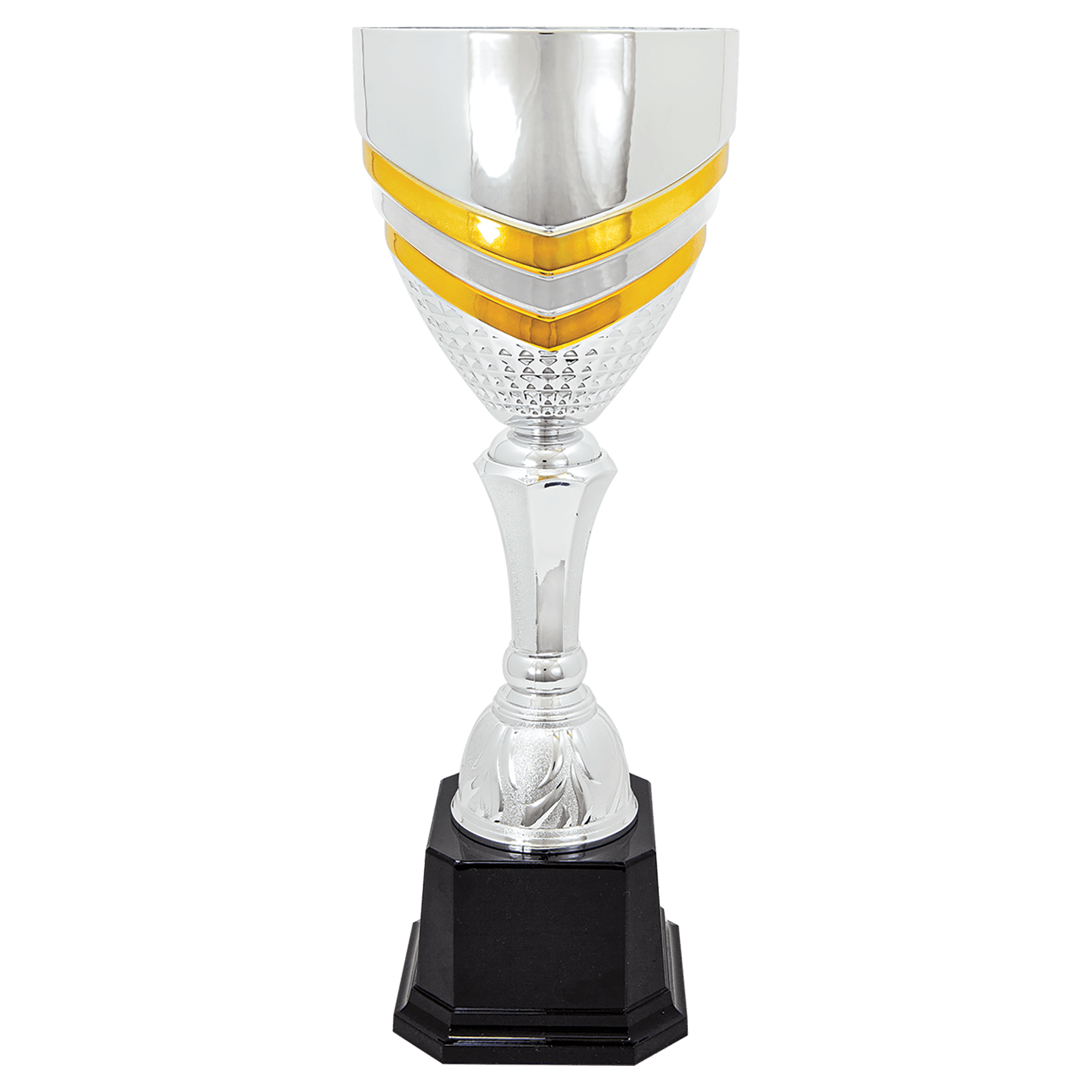 Metal Cup Stripe Trophy - ACU13