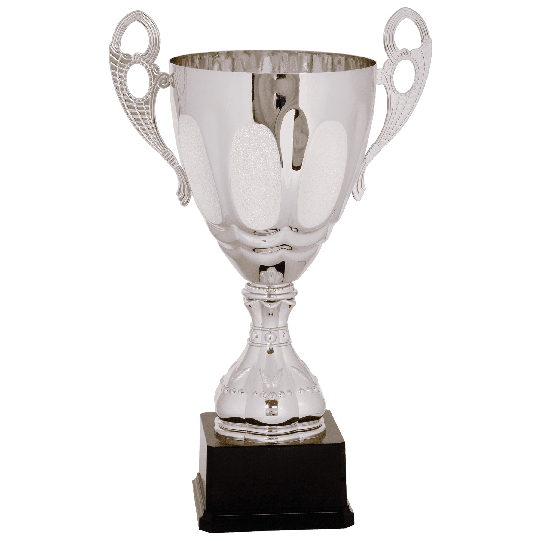 Metal Cup with Handles Trophy on Plastic Base - ACU14
