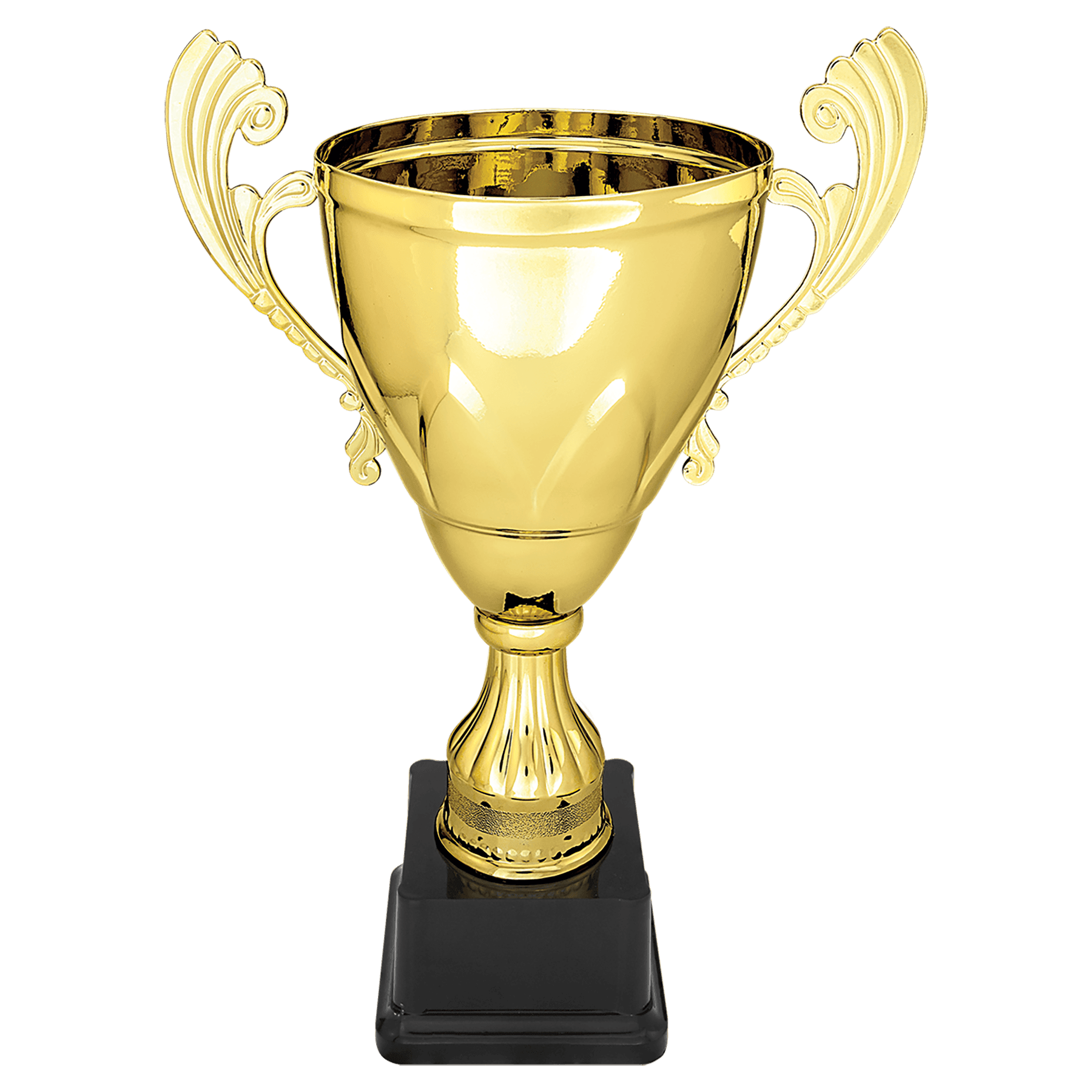 Metal Cup with Handles Trophy on Plastic Base - ACU15