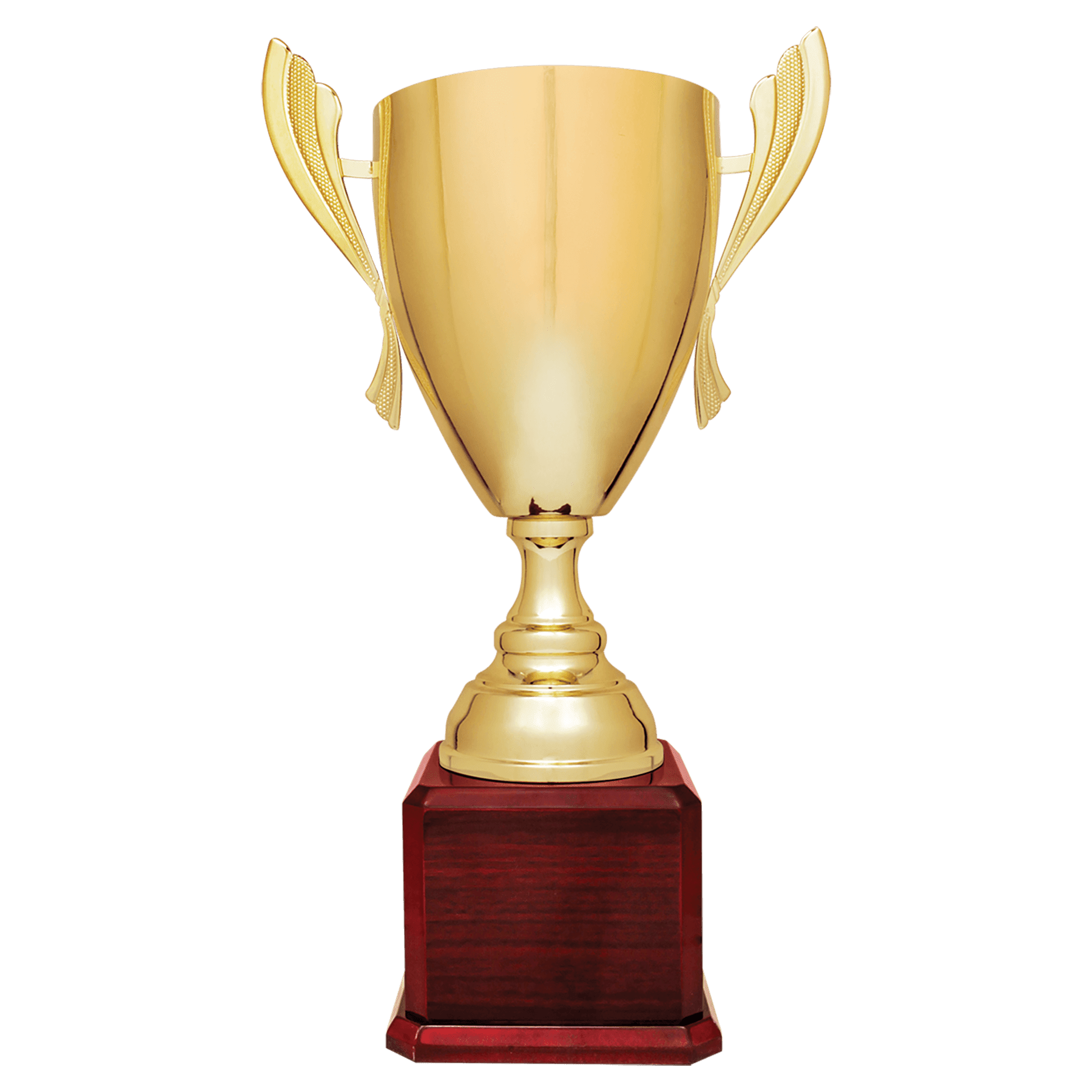 Metal Cup Trophy on Rosewood Royal Piano Finish Base - ACU19