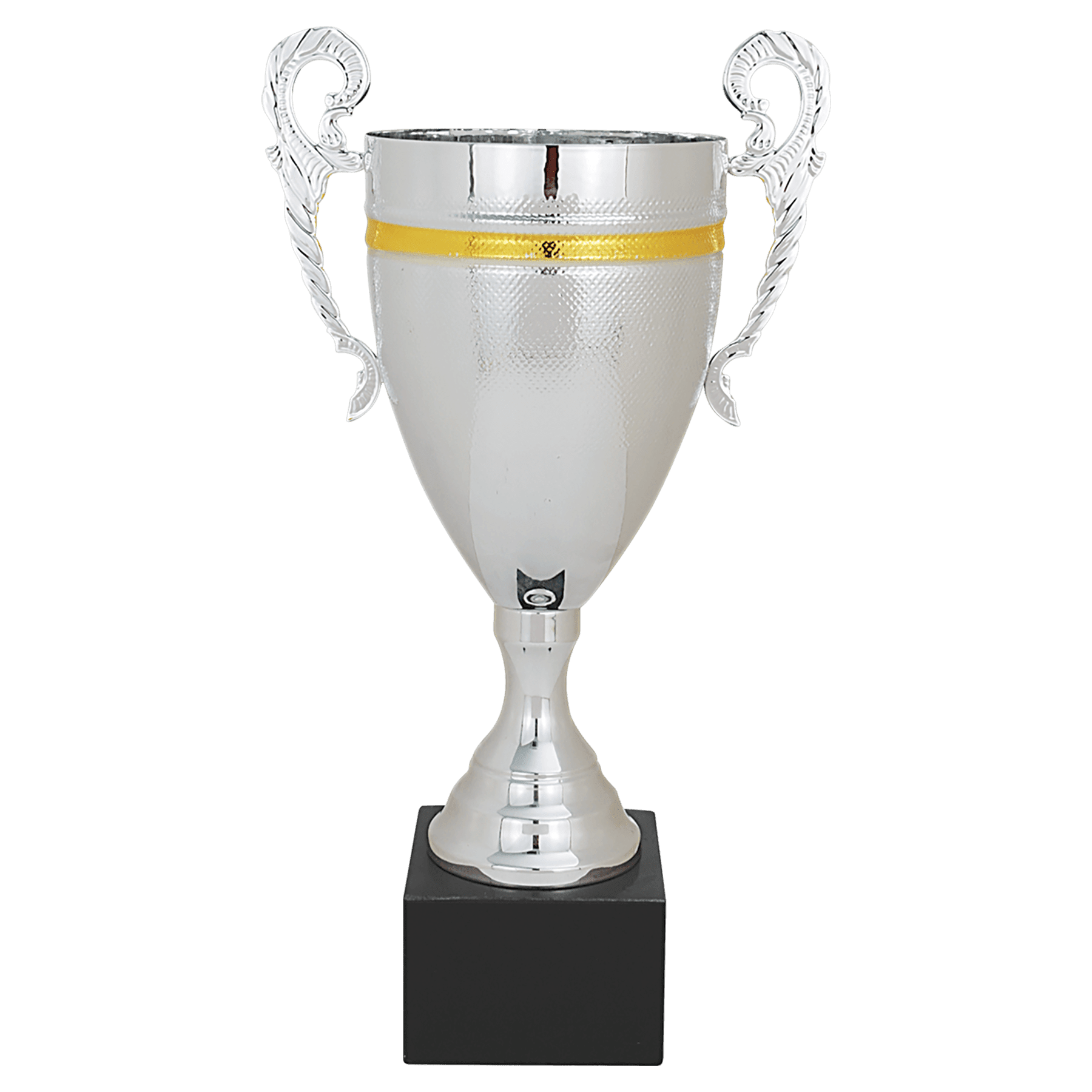 Completed Metal Gold Stripe Cup with Black Marble Base - ACU22