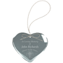 2.5" Crystal Heart Ornament