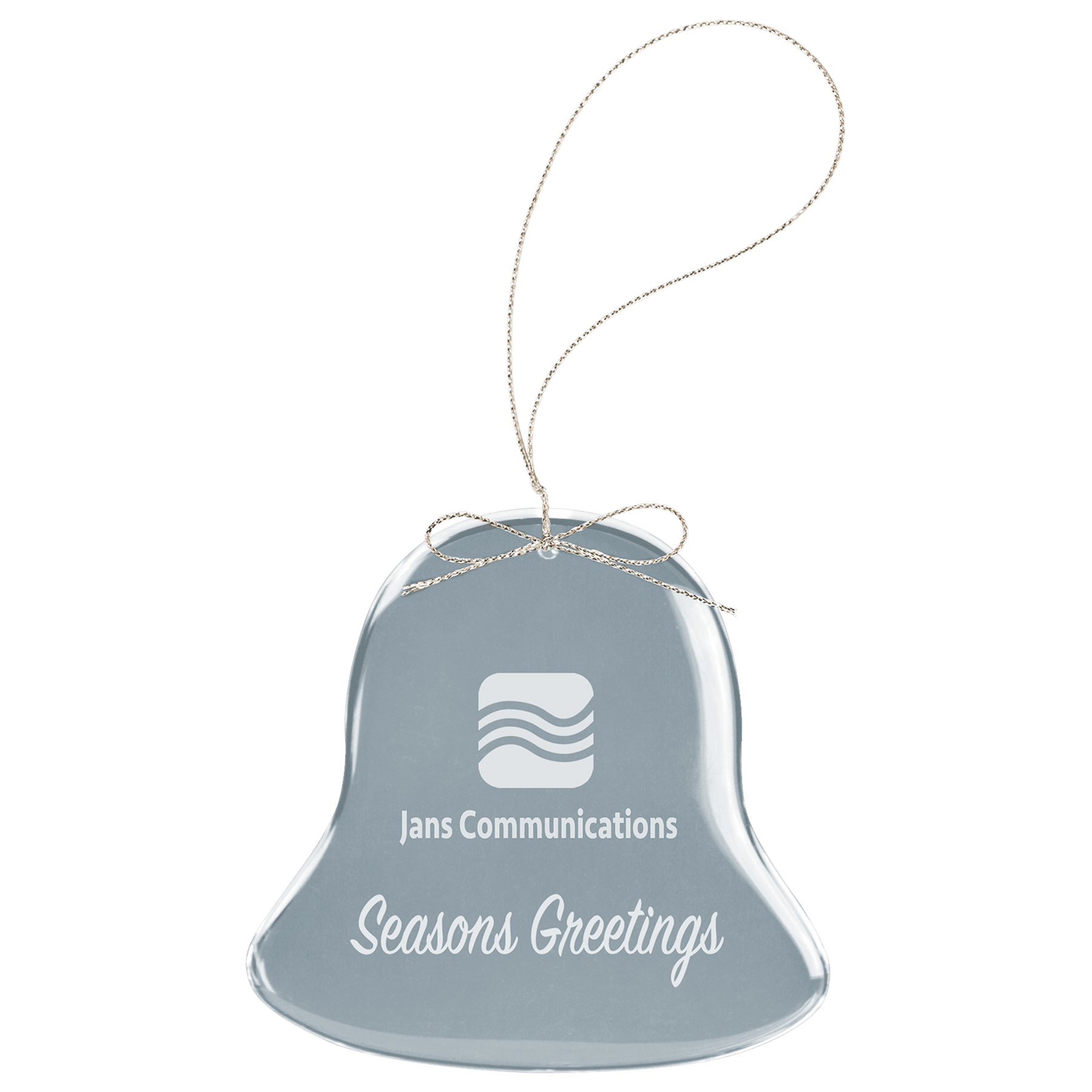 2.75" Crystal Bell Ornament