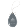 3" Crystal Teardrop Ornament